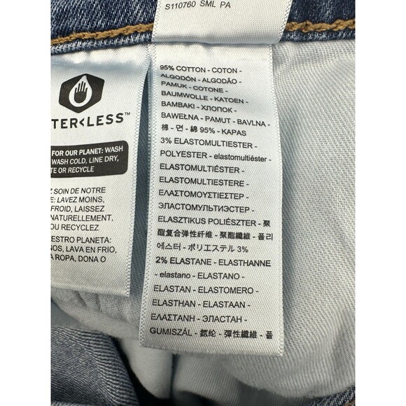 Levi's 505 Jeans Mens 40x32 Blue Denim Regular Fit Straight Leg Stretch Zip Fly - Picture 9 of 12